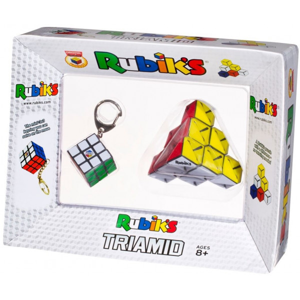 Rubik Cube Keychain + Rubik Triamid