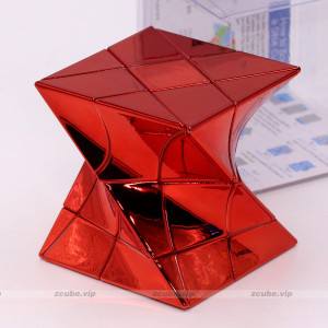 Moyu unequal twisty cube - FengHuoLun Electroplate
