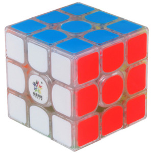 YuXin Kylin V2 M 3x3x3 Magnetic Speed Cube Black Deep Red Version