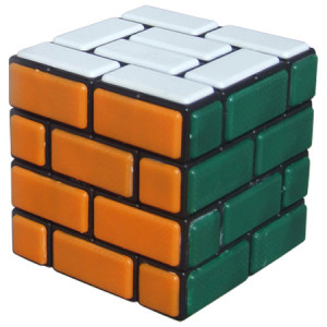 Cubetwist Burr 4x4x4 Bandaged Cube Black