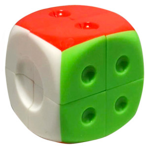 Dice 2x2x2 Stickerless Magic Cube