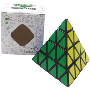 LanLan 4-layer Pyraminx Speed Cube Black