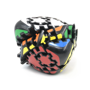 Lanlan Gear Curvy Skewb Rhombohedron Magic Cube Black