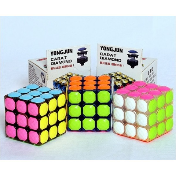 YongJun 3x3x3 Tiles cube - Carat Diamond